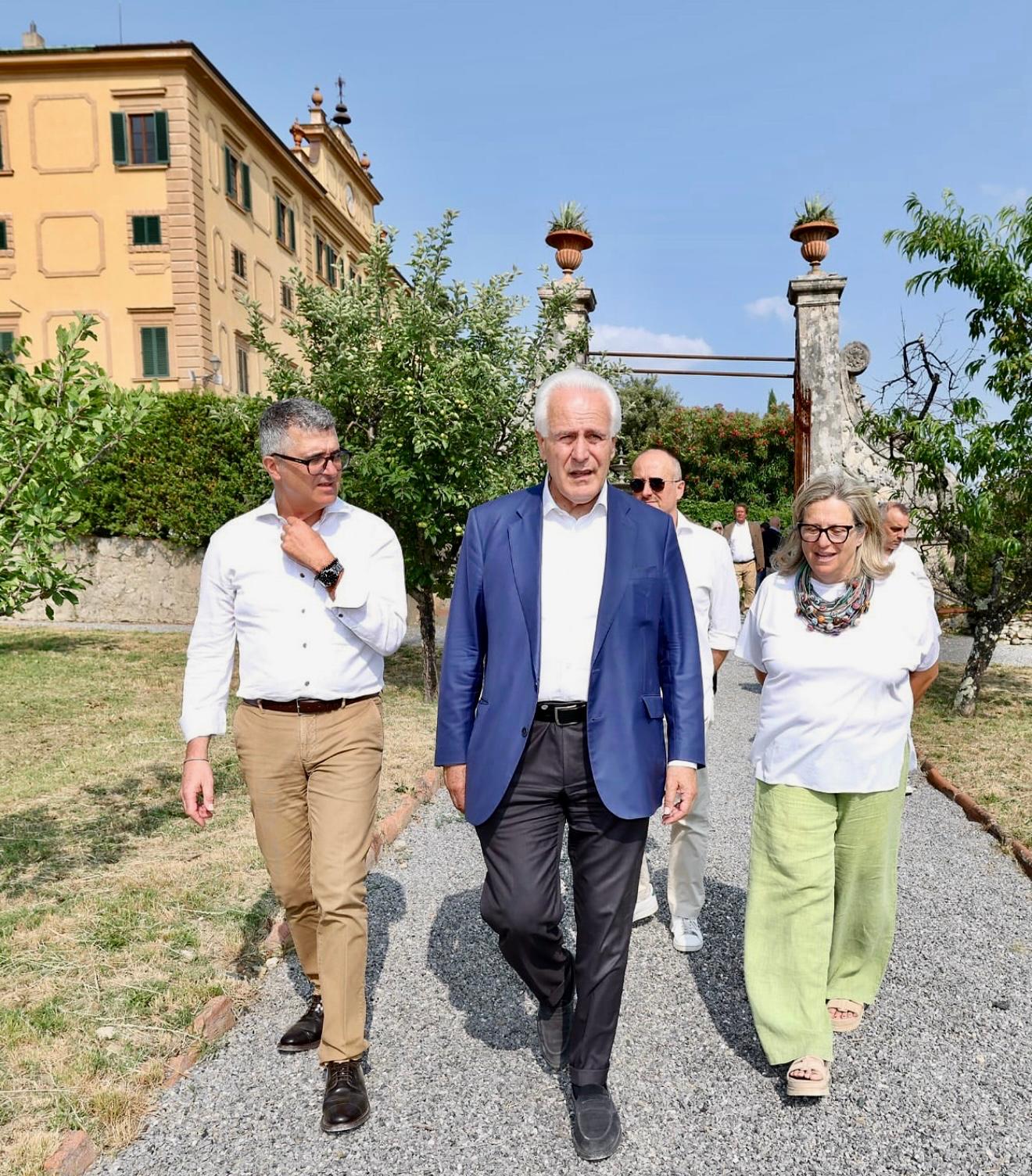 Fattoria di Celle a Santomato, alla riapertura del Parco anche il presidente Giani
