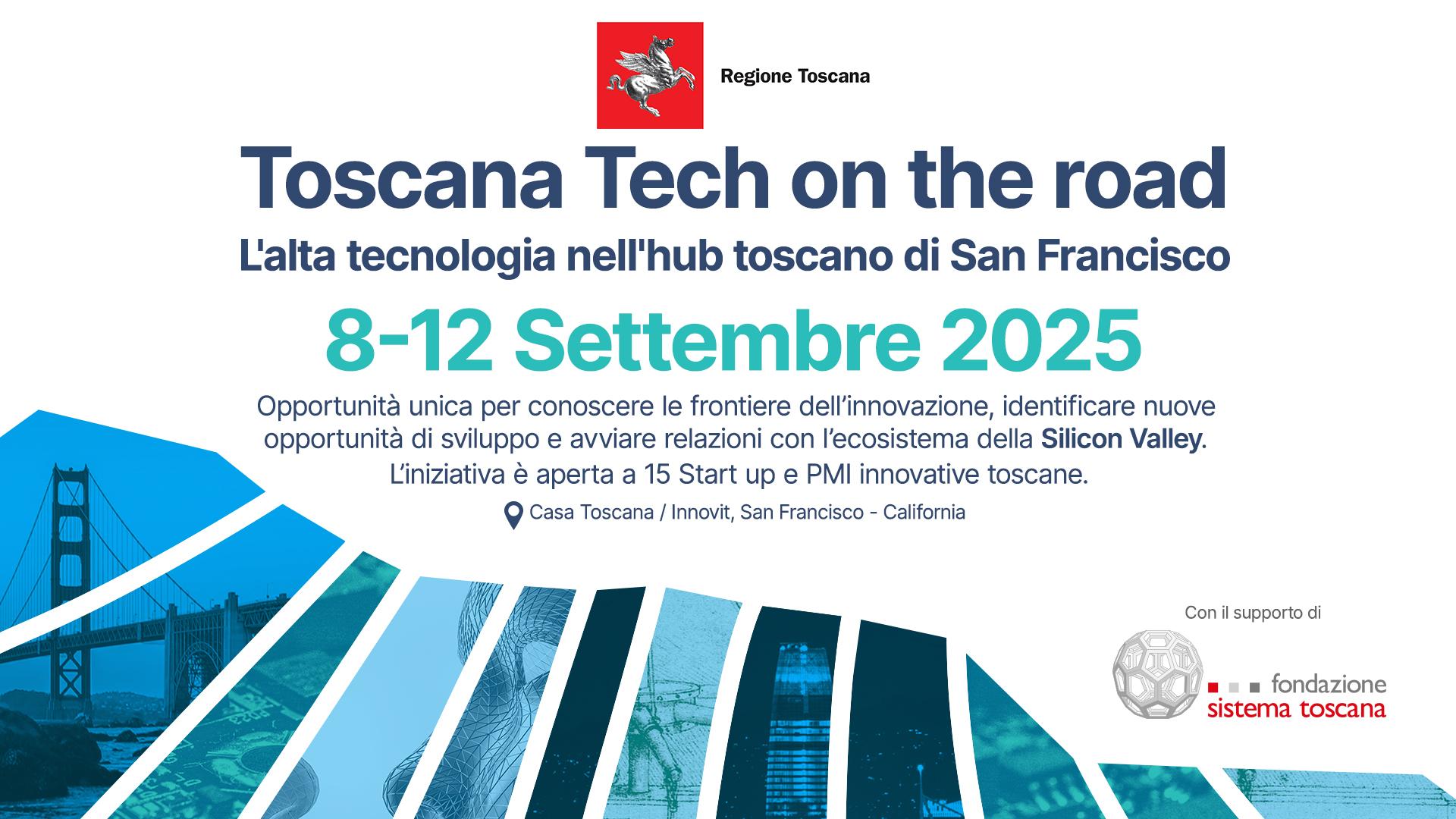 ‘Toscana Tech on the road’, le adesioni alla missione in USA prorogate all’11 giugno
