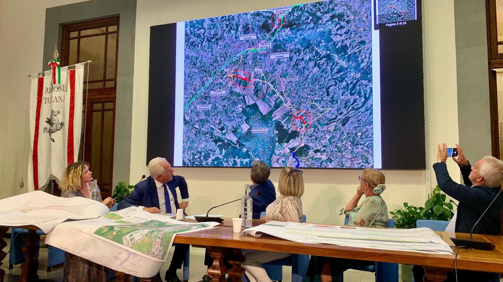 Viabilità in Valdinievole, 33Mln per 3 progetti. Giani: “Svolta per la mobilità”