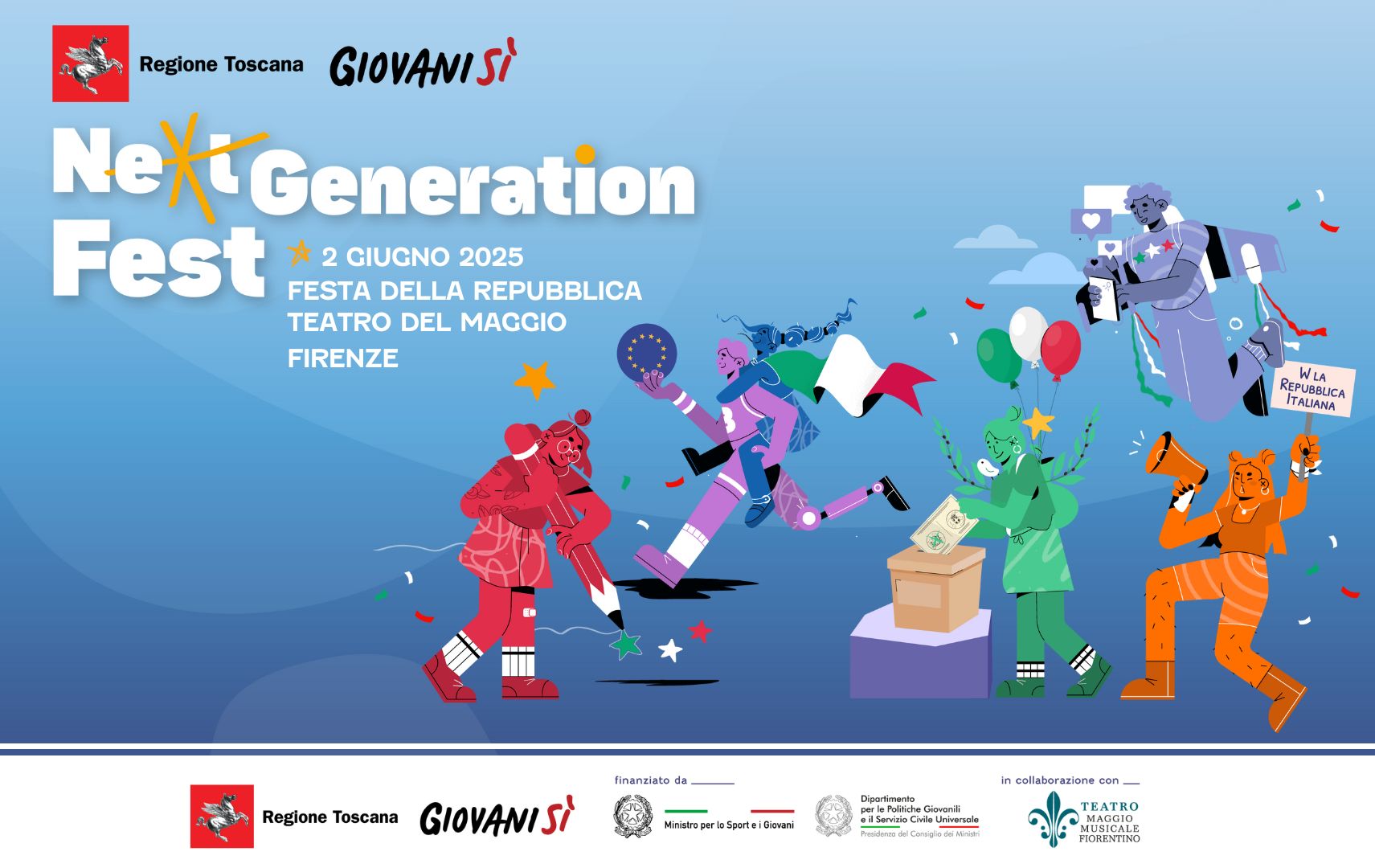 Giovanisì, il 2 giugno torna il Next Generation Fest. I giovani celebrano la Repubblica